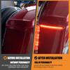 Motorcycle LED Saddlebag Tail Light Running Brake Sequential Turn Signal Lamp Fit for Harley Touring Street Gilde Road King Road Gilde Electra Glide