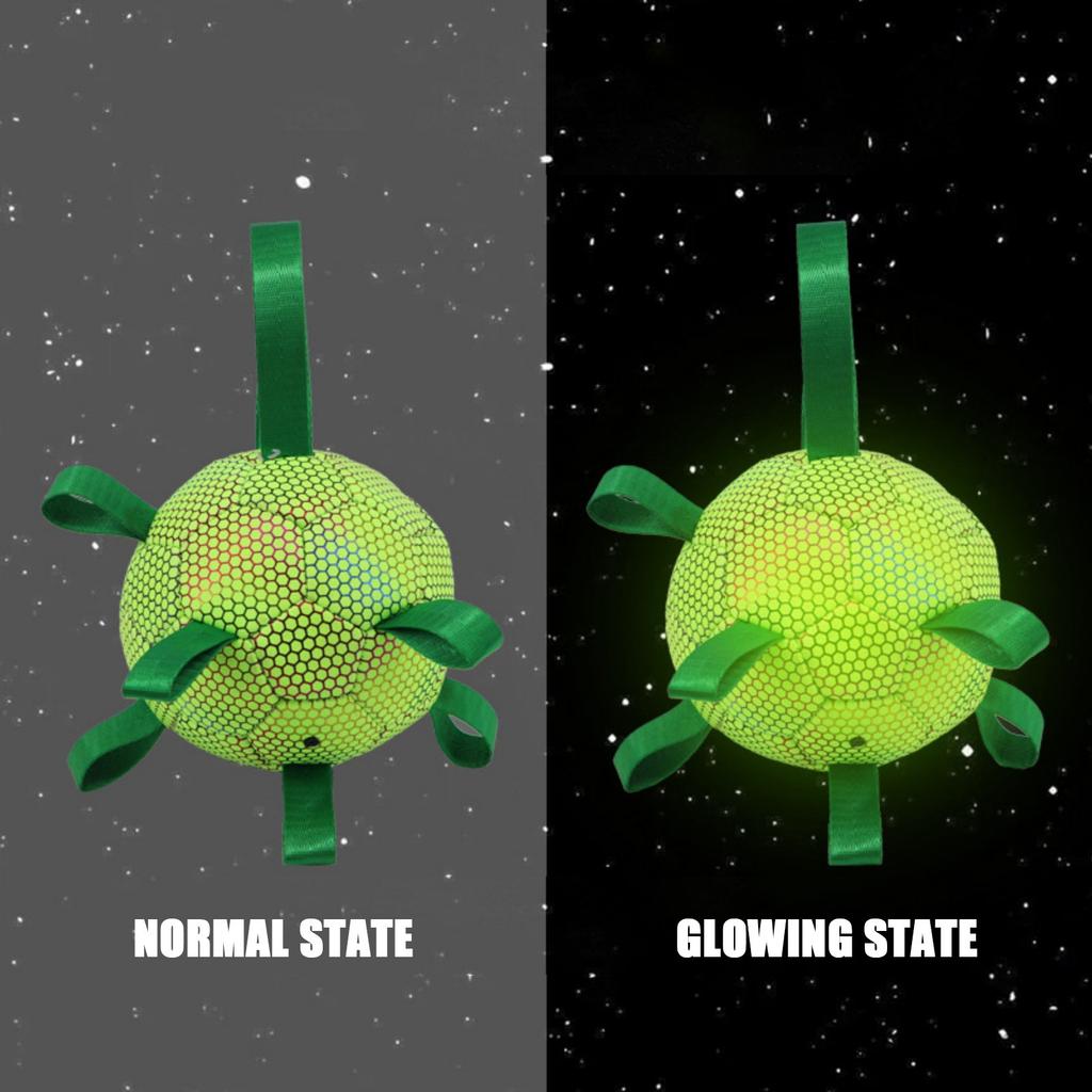 Dog Ball, Dog Football Ball With A Rope, Dog Toy, Small To Medium-sized Dog Puppy Toy Ball, Water Toy, Swimming Toy, Birthday Gift For A Puppy Dog