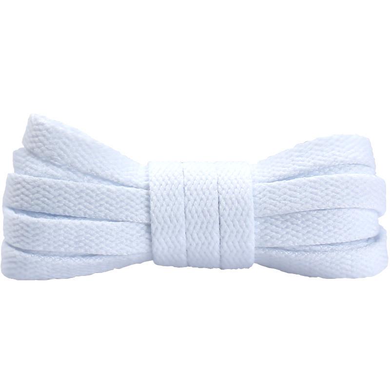 Customizable Black & White Flat Shoelaces for Air Force 1 and AJ1 Sneakers