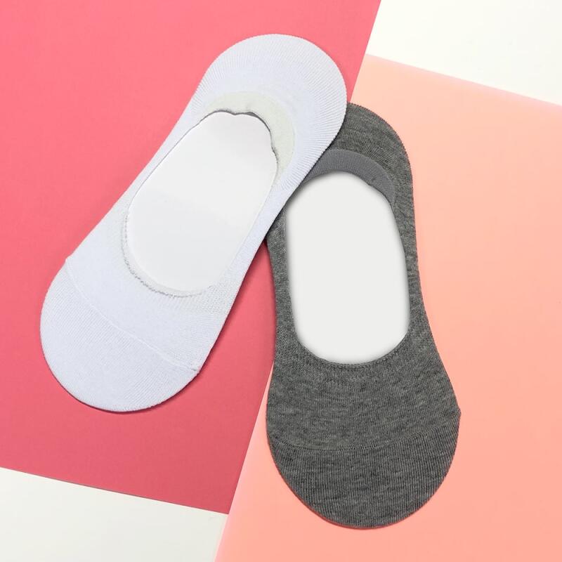 06 Men's and Women's Mesh Round Socks 8 Pairs Fake Socks