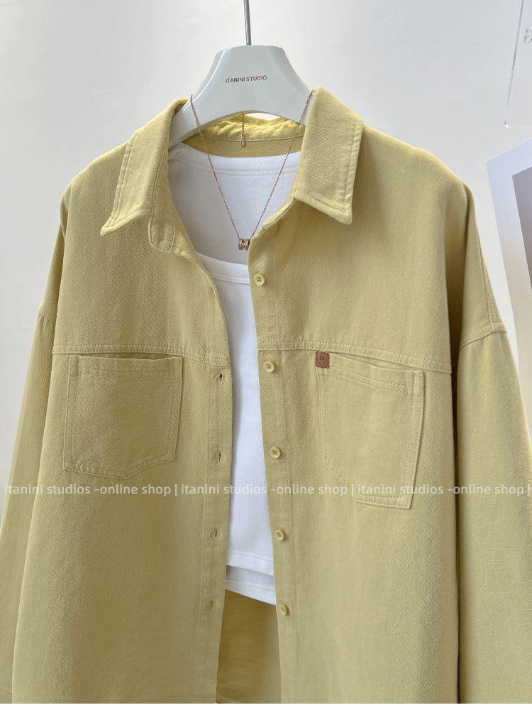 Petit Haut à Manches Longues Ample Style Coréen pour Femmes - Amincissant, Polyvalent, Collection Automne 2025