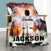 Baseball88 Customize Your Name Blanket Cozy Customizable Blanket Warmthful Decor Versatile for Seaside Picnics Bedding Office Ideal for All Seasons