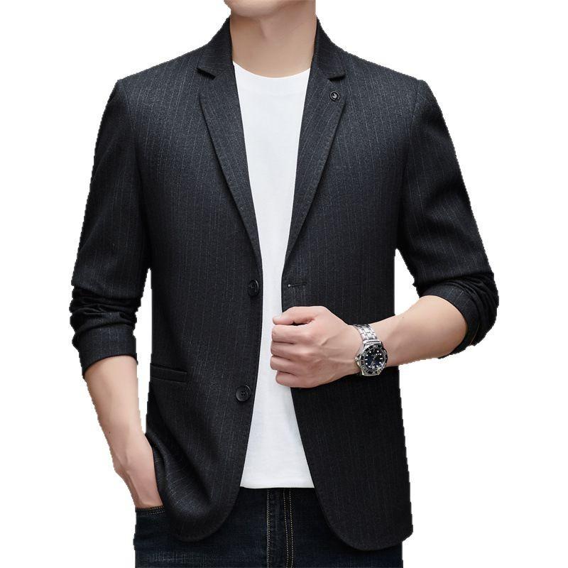 Spring and Autumn Casual Small Suit Men's Slim Fit Korean Version Single West Convenience Jacket Trendy Korean Version Men's Suit