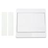 Wireless Light Switch 86 433MHz Self Powered Remote Control Battery Free Wall Switch White