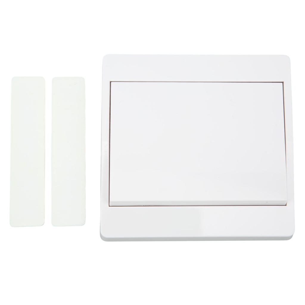 Wireless Light Switch 86 433MHz Self Powered Remote Control Battery Free Wall Switch White