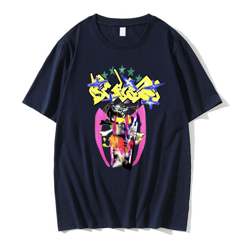 Bladee 333 Skate Drain Gang Graphic T Shirts Men Women Hip Hop Oversized Short Sleeve Unisex Casual Tshirt Male Cotton Tshirts