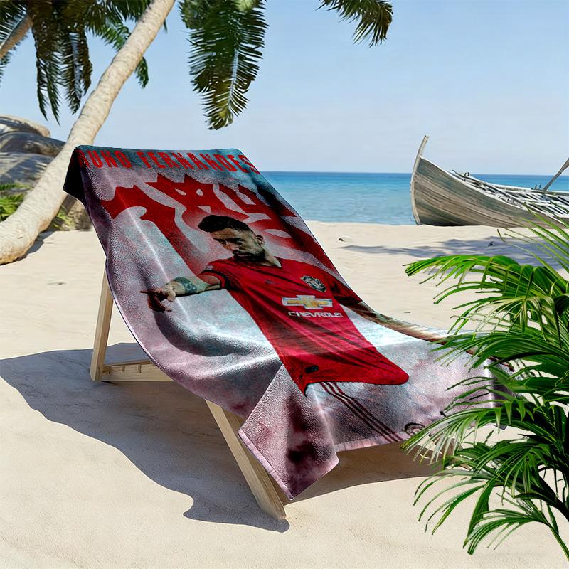 Fernandes Print Beach Towel, Large Soft Quick Dry Towel for Beach Camping Swimming