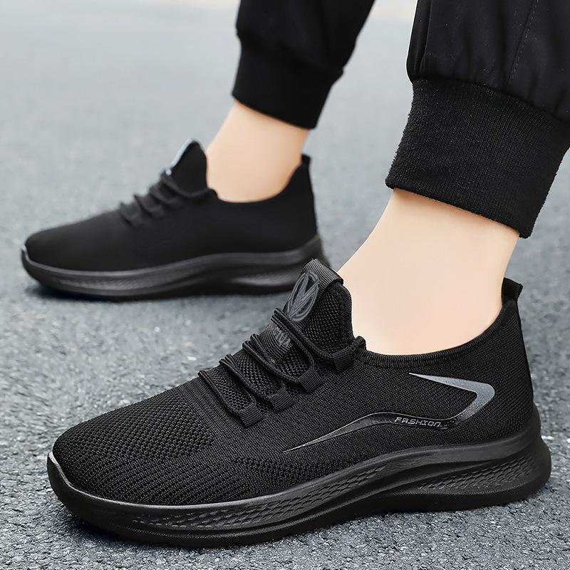 Fashion Spring and summer new breathable men's shoes, thin, soft soled, anti slip, wear-resistant running sports and leisure shoes