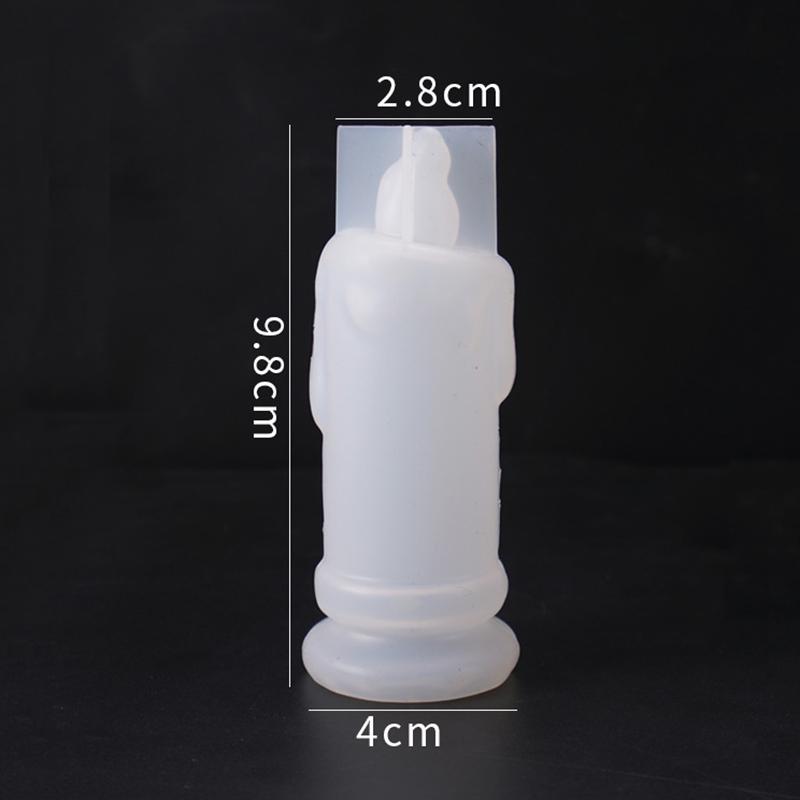 Silicone Soft Candle Light Making Mold Wax Resin Casting Epoxy Mould Craft