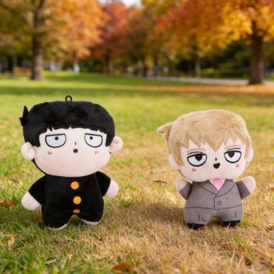 Kawaii Mob Psycho 100 and Mobu Saiko Hyaku Plush Toy Cute Anime Character Stuffed Toy Game Fans Kids Birthday Gift Decor