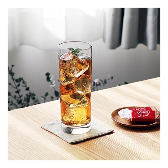 ADERIA Prologue Collin 12 Cocktail Glass, 360ml, Set of 6, Made in Japan, Stylish, Tasting, Party, C