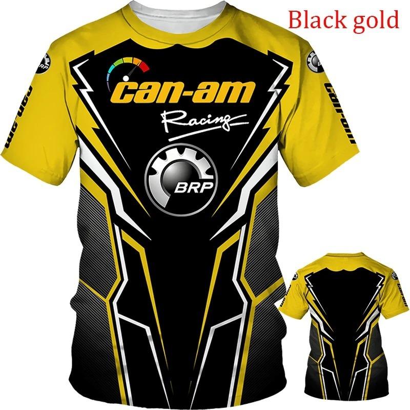 BRP Can-Am Extreme Sport Quick-dry Breathable Men Moto Race T-shirt Table Tennis Team Training Short Sleeve Top Clothes