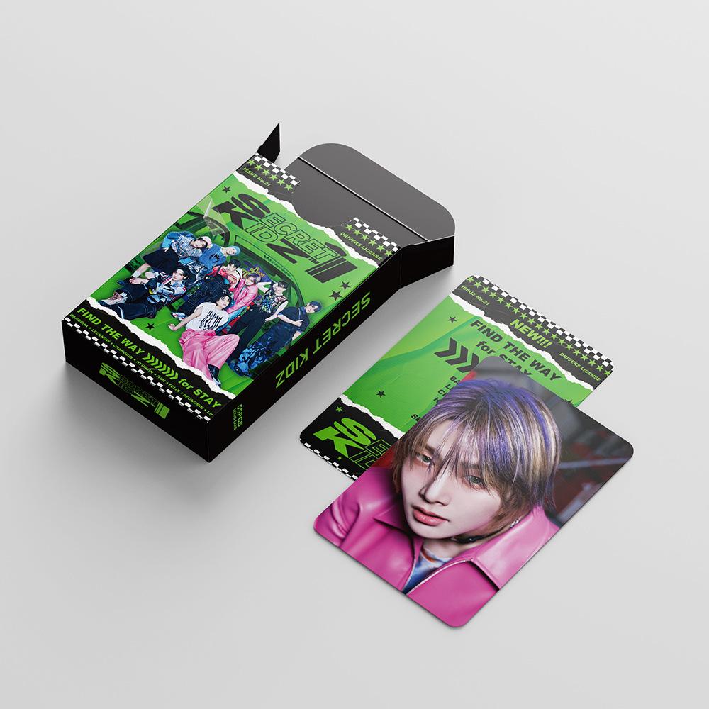Straykids 55Pcs Lomo Cards Secret Kidz Series Lomo Cards Skzoo Kpop Korean Wave Poster Cards Diy Collection Cards