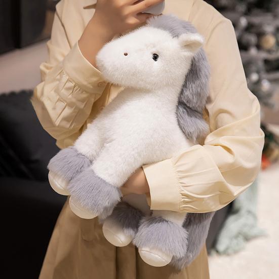 Little Pony Plush Toy Adorable Foal Stuffed Animal Doll Soft Realistic Horse Plushie Christmas Birthday Gifts for Children Friends Family