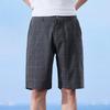 Men's Summer Plaid Elastic Shorts 2025