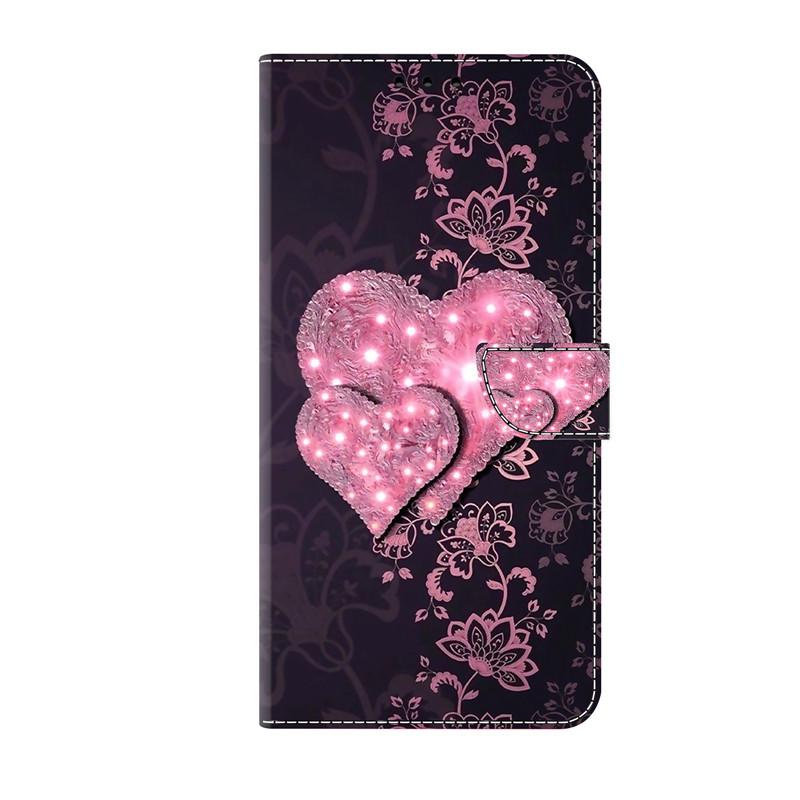 A55 A35 A25 A15 Phone Case for Samsung Galaxy A16 A14 A13 A12 Luxury Painted Wallet PU Leather Cover Bracket Flip Phone Cases