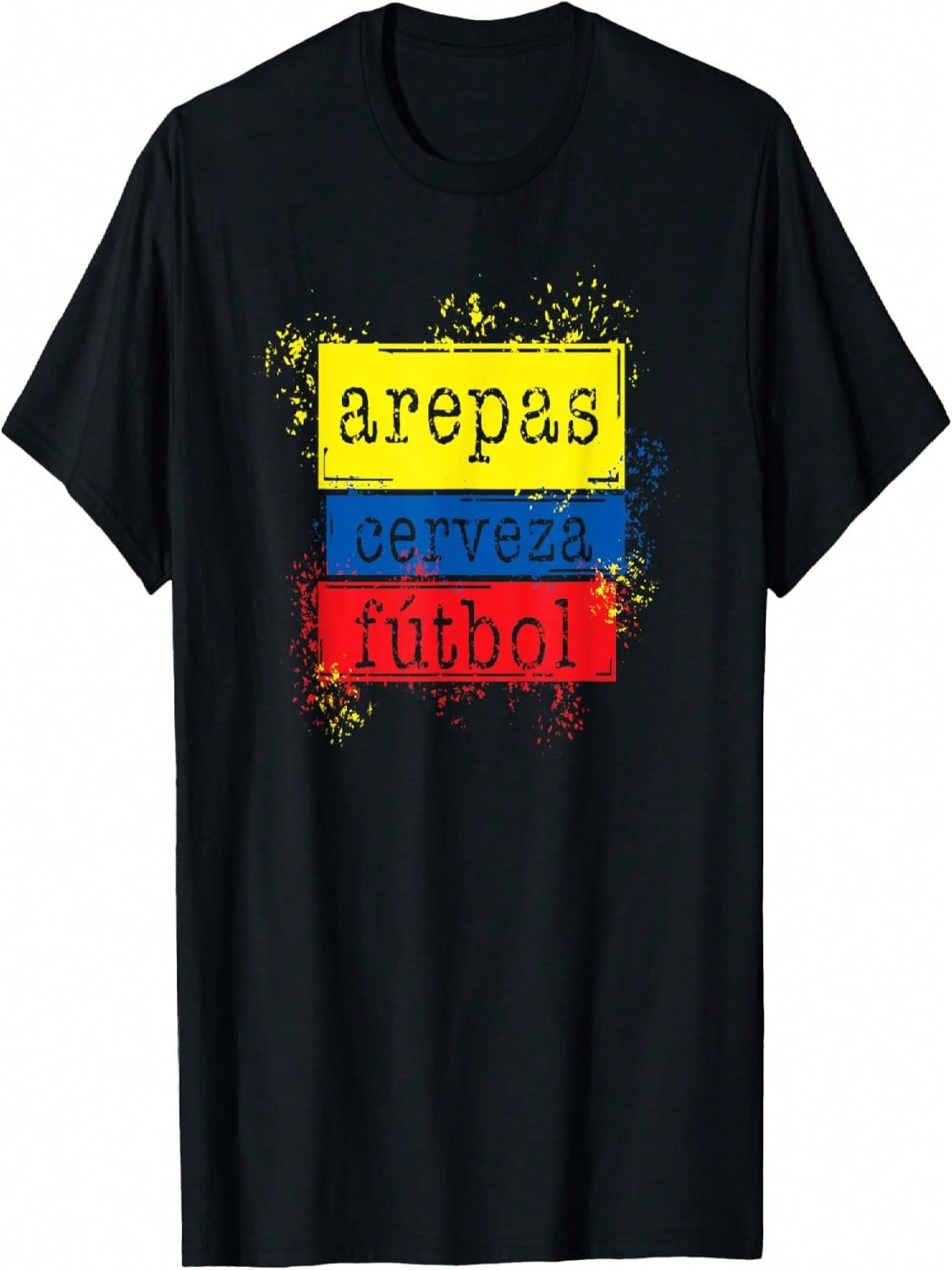 Arepas Cerveza Futbol Colombia Flag Soccer T-Shirt S разноцветный