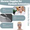 BEPAN 50/100pcs Disposable Face Shield Clear Face Cover Microblading Protective Shower Eye Shields Masks for Hairspray Salon Supplies