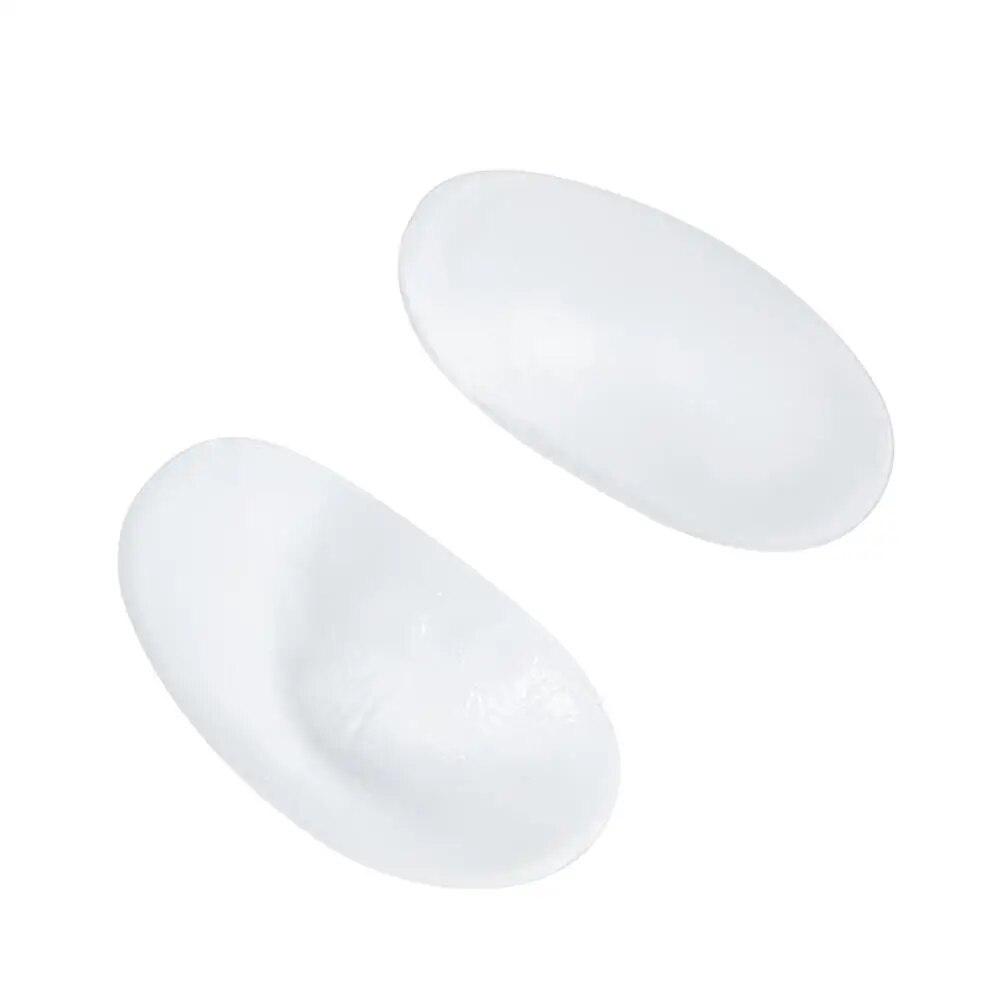 1 pereche de tampoane de umăr din silicon moale anti-alunecare Îmbunătățitor de umeri Îmbrăcăminte Perne push-up reutilizabile autoadezive Unisex