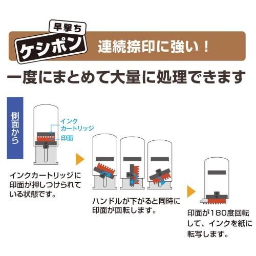 Plus Personal Information Protection Stamp Cartridge for Quick Shooting Keshipon IS-002CM 37-095