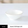 Xixi Ceramic 26cm Gold Rim Dinner Plate