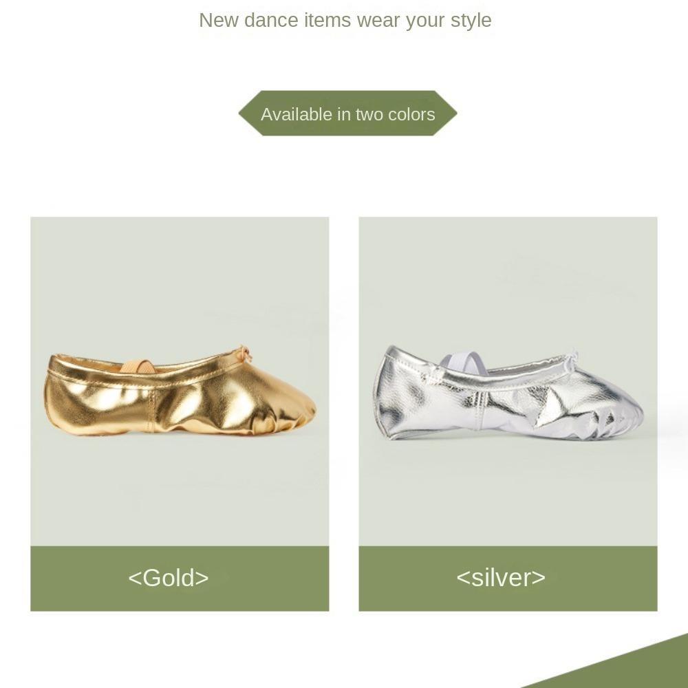 1 Pair of Soft Sole Girls' Ballet Shoes Satin Princess Shoes Adult Dancing Shoes  Children