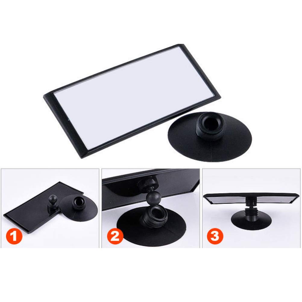 VORCOOL Rear View Mirror, Auxiliary Mirror, 2 Pieces, Curved Mirror, Car Rearview Mirror, Baby