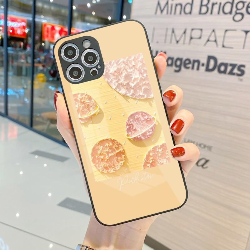 Husă de Telefon Pictură Artă 3D Pentru IPhone 14 13 12 11 Pro Max X XR XS 8 7 Plus Husă Colorată din Sticlă Lichidă