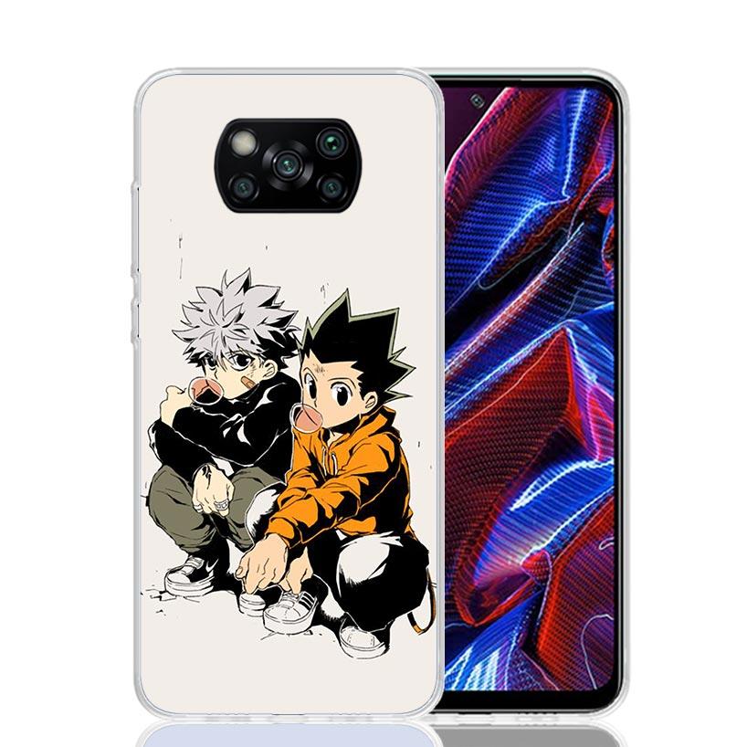HXH X Hunter Anime Case Phone Cover for Xiaomi Redmi Note 10 9 9S 8 8T 7 5 Pro Mi 12T 11T 10T 9T 12 11 Lite A3 A2 Trend Fundas M