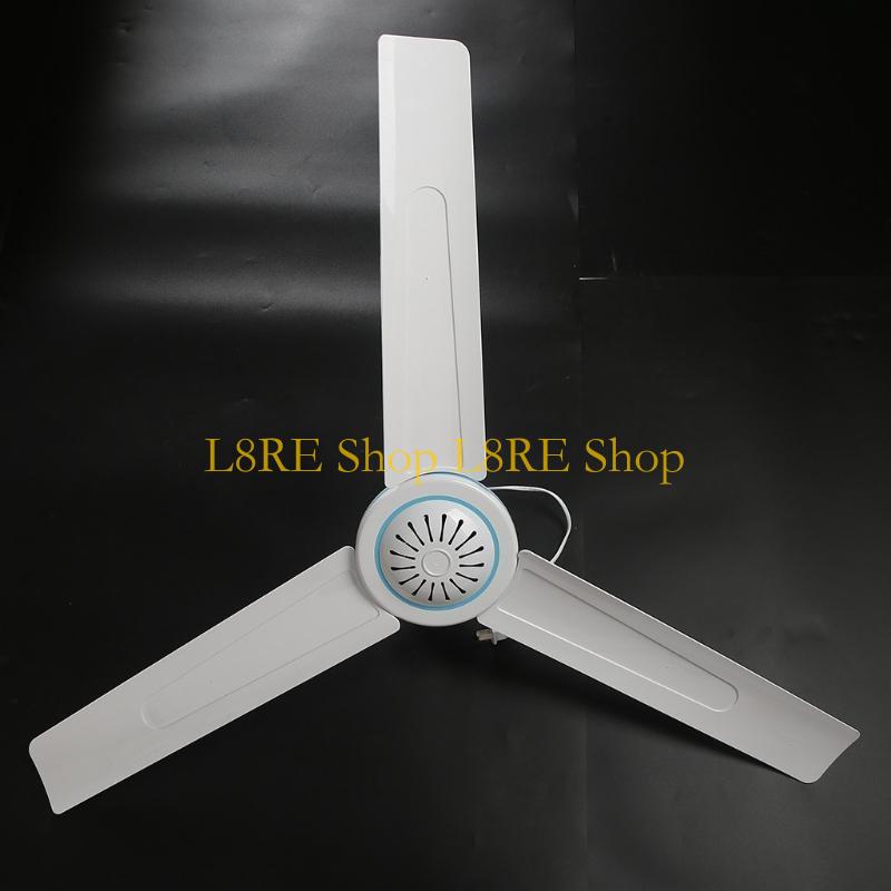 L8RE 220V 15,7 bis 47,2 Zoll Deckenventilator Stiller Elektrischer Hängeventilator für Esszimmer Bett