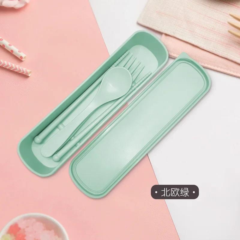 Bamboo fiber children s tableware set cartoon bowl divided dining plate spoon fork cup five piece set gift restaurant tableware