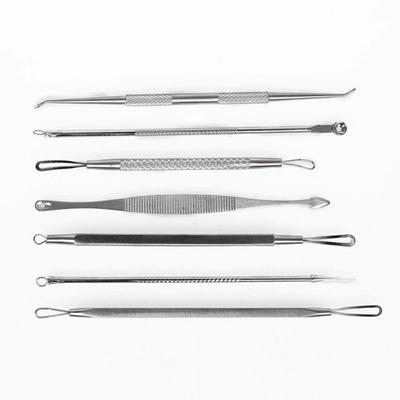 [clinging] Fashion 7Pcs Blackhead Acne Comedone Pimple Blemish Extractor Remover Needles Tool