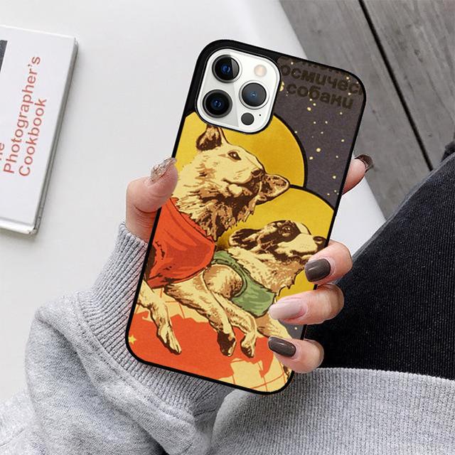Vintage Stalin USSR CCCP Phone Case For iPhone 17 Air 16 15 14 13 12 Pro Max Plus Max Cover Shell Coque