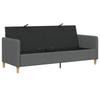 Storage Sofa in Dark Grey 192 x 78 x 87 cm Polyester