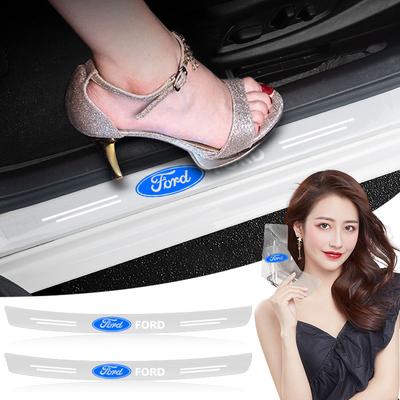 1 szt. Przezroczysta naklejka ochronna na znaczek bagażnika samochodowego Towary samochodowe dlaa Focus Mk3 Fiesta Ranger Fusion Mondeo Mustang Fusion Kuga Ecosport