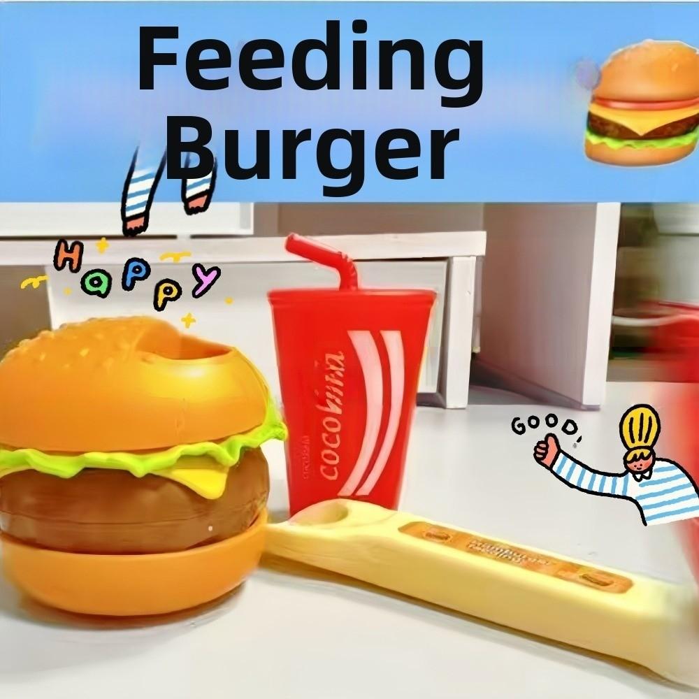 Simulation Food Japanese Early Education Toy Simulation Hamburger Pudding Toy  Early Education