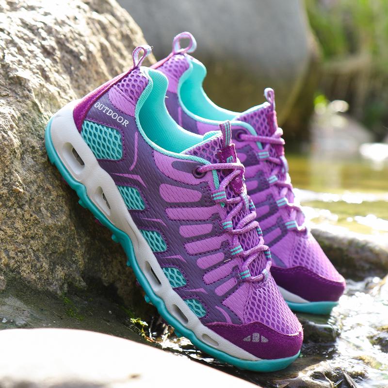 Unisexs Breathable Waterproof Trekking Shoes Tactical Sport Quick-Drying Outdoor Camping Hiking Shoes Upstream Mens Sneakers