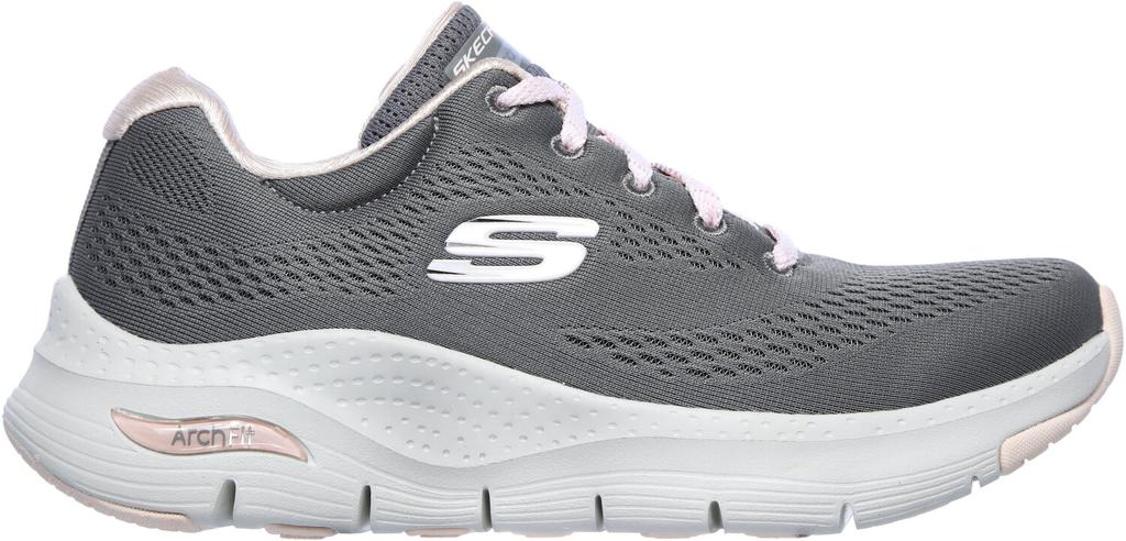 Женские кроссовки Skechers Arch Fit - Big Appeal серый/розовый