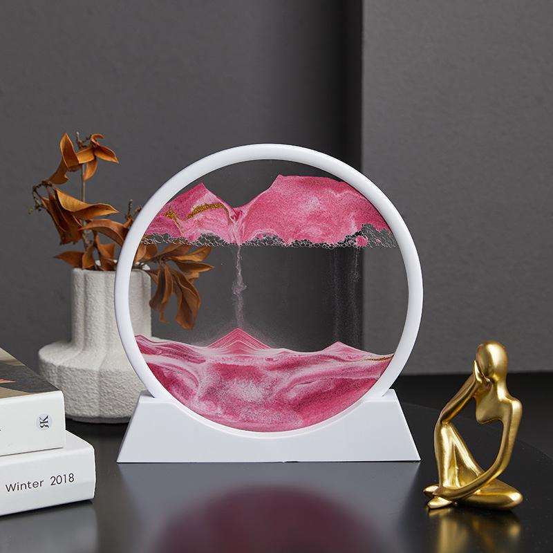 Colorful Quicksand Hourglass Painting - Office & Home Décor, Gift for Friends