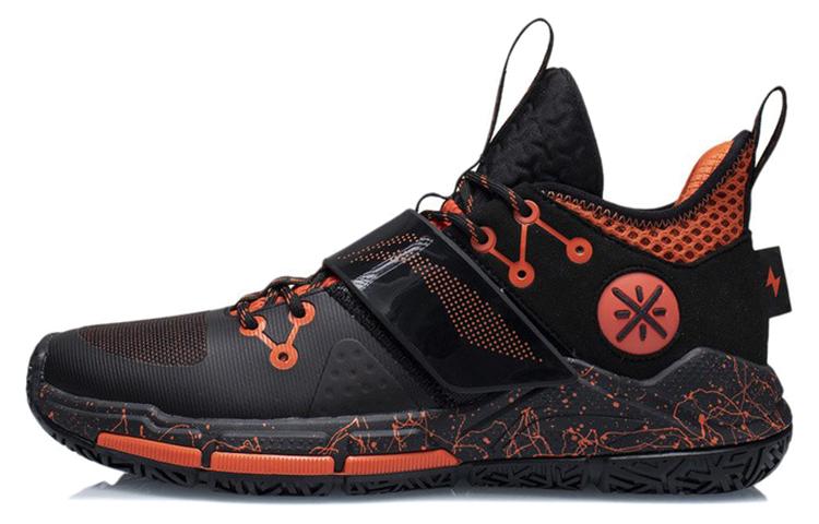 Li Ning Wade Блок Текстиль, Синтетическая Кожа Амортизация Скольжение Устойчивость Износостойкость Покрытие Поддержка Низкий верх ABPR065-6 42