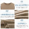 ANGJ Knit Round Neck Solid Long Knit Cut and Winter Women's Sweater, Top, Innerwear, [Warm/Slimming/Versatile/Stretch] Soft, Color, Sleeves, Casual,