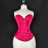 Halloween Court Corset Satin Bustier Push Up Shapewear