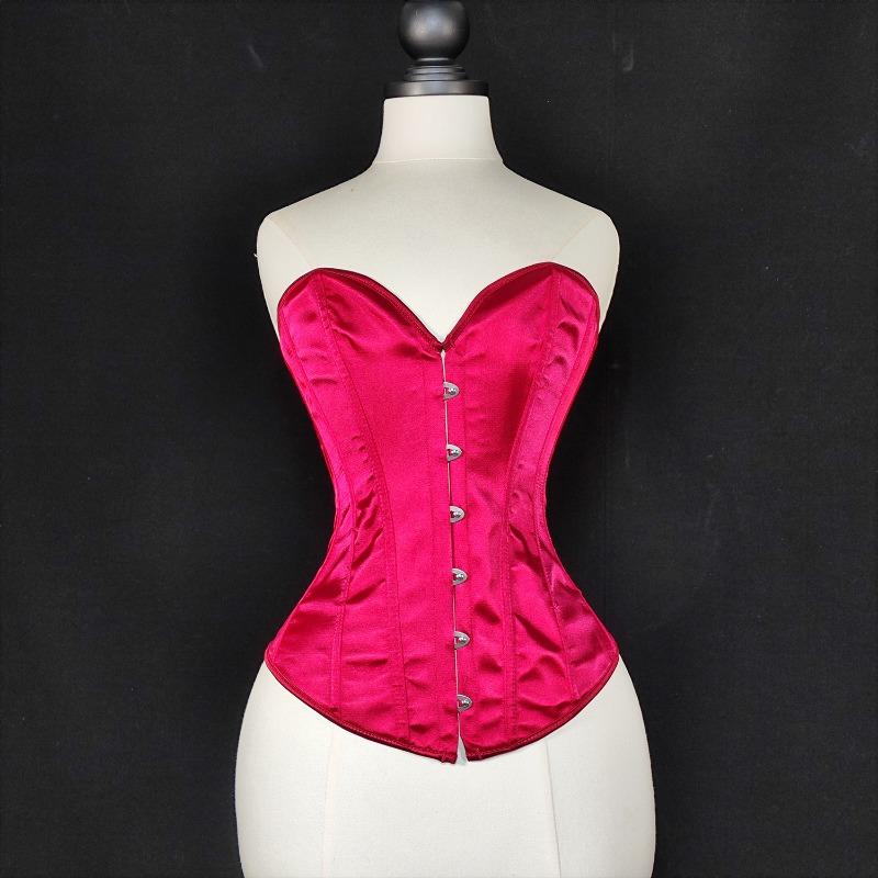 Halloween Court Corset Satin Bustier Push Up Shapewear