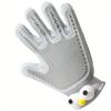 1PC Pet Care Gloves, Double-sided Pet Cleaning and Hair Removal Bath Massage Tool, Soft Material Gentle Hair Removal