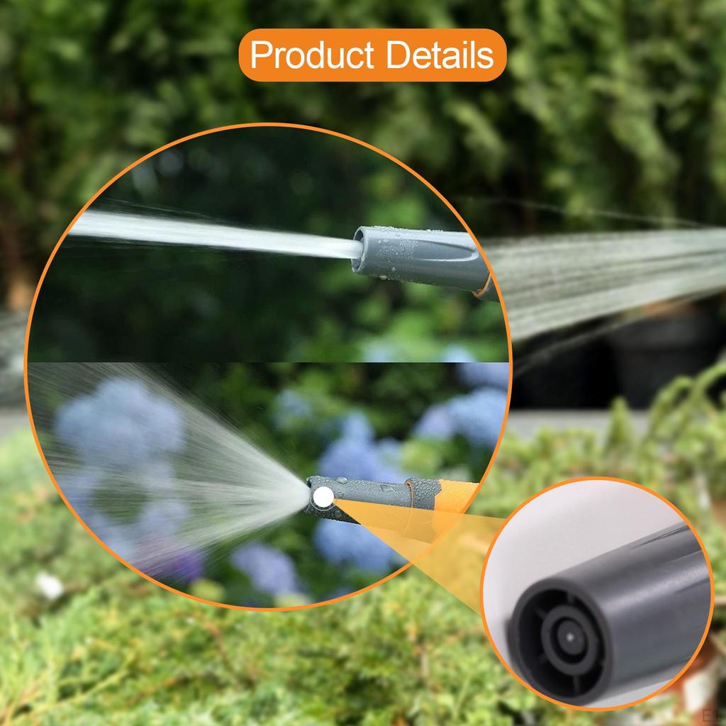 Garden Hose Sprayer High Pressure Water Nozzle Multifunctional Quick Connect Plug and Play Direct