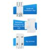 Digital Resettable Over & Under Voltage Protector Digital Voltage Protections Device Plastic for Home & Industrial Use
