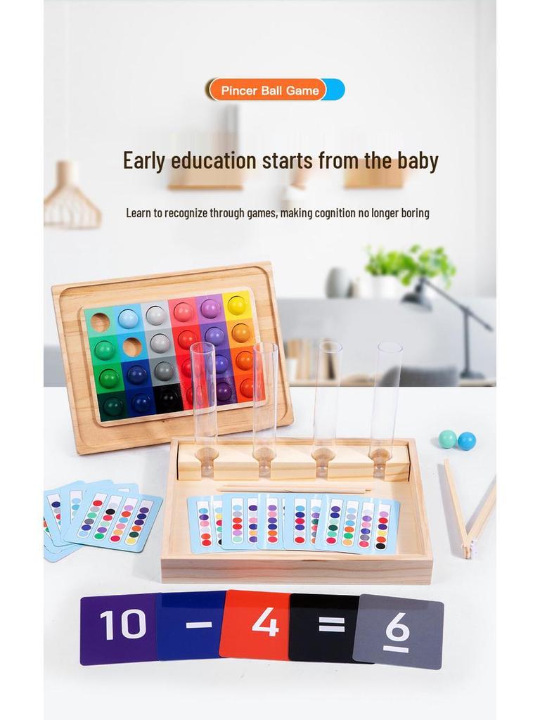 Children's Cognitive Gradient Matching Bead Set: Enhance Hand-Eye Coordination and Parent-Child Interaction!