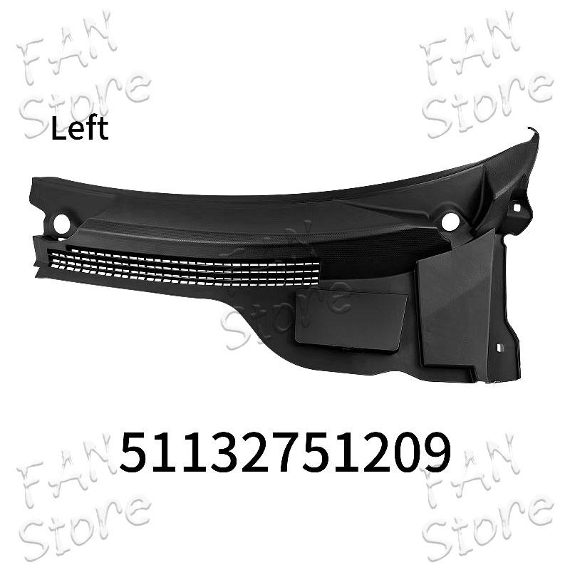

For 2007-2015 R55 R56 R57 BMW Mini Cooper Clubman Hatchback Wagon Windshield Wiper Cowl Panel Cover OE 51132751209 51132751210
