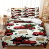 MERRY Christmas Bedding Set 3D Printed Duvet Cover Set Soft Single Double Size Bed Set  Christmas Tree Home Decorations