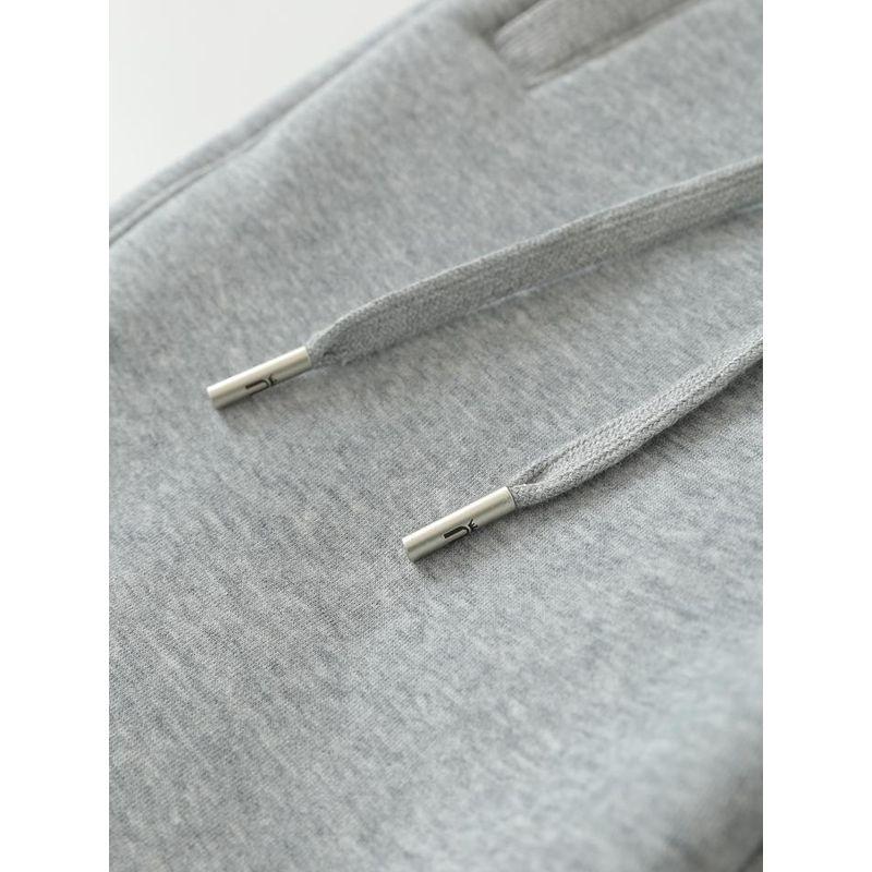 Super Thick Thermal Cashmere 2024 New Sweatpants Women's Fleece-lined Thick Track Pants Winter Gray Female Pants